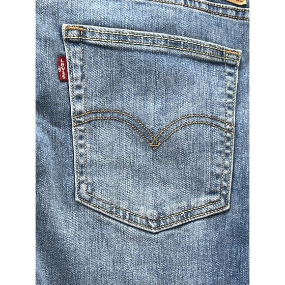 Levi's Women's 721 High Rise Skinny Leg Factory Distressed Stretch Jeans 33 x 30 - Picture 11 of 15